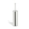 Toilet Brush Holder, Chrome, Round, Brass